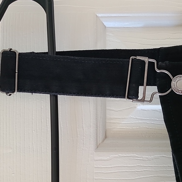 SO BRAND WOMENS JUNIOR BLACK JUMPER/PENAFORE FRONT BUTTON SIZE XL - Picture 3 of 15